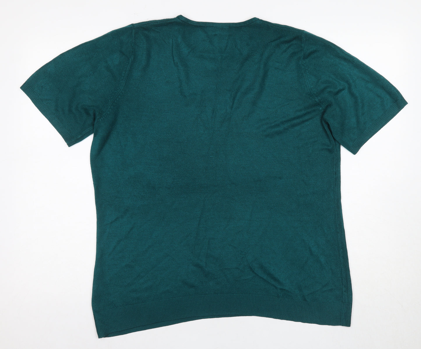 Bri Rose Women's Green Short Sleeve Jersey T-Shirt