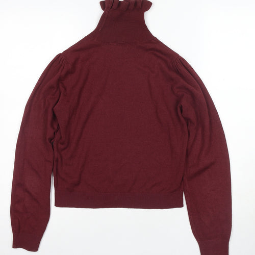 DIVIDED Women's Red Pullover Jumper Size 8