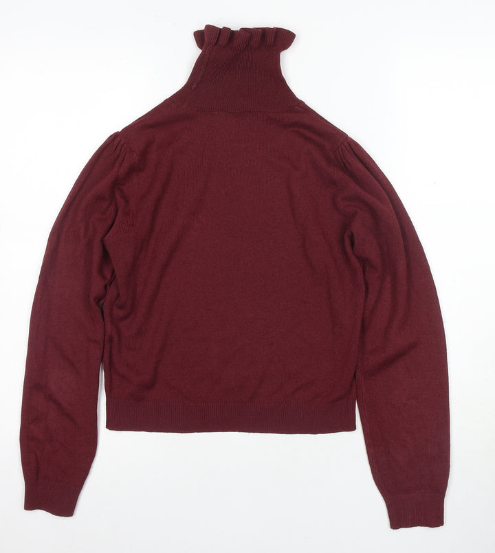DIVIDED Women's Red Pullover Jumper Size 8