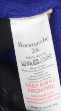 Bonmarché Women's Blue Long Sleeve Blouse Size 24