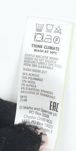 Marks and Spencer Women's Pink Roll Neck Jumper XS