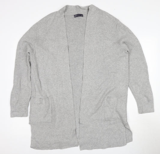 Marks and Spencer Grey Long Sleeve Cardigan, Size 14