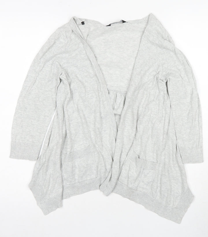 Dorothy Perkins Women's Grey Cardigan Size UK 10