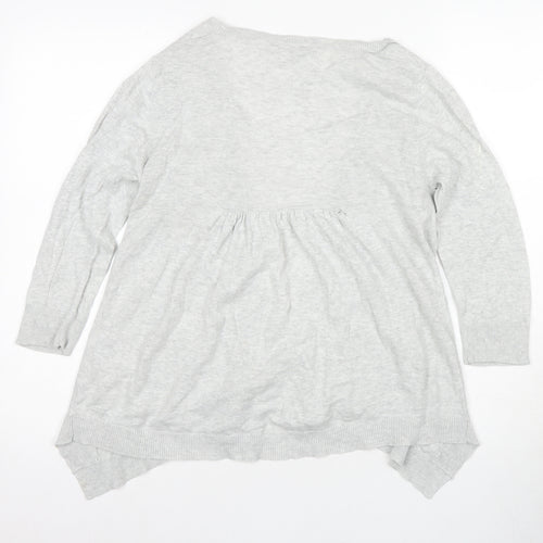Dorothy Perkins Women's Grey Cardigan Size UK 10