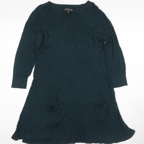 Warehouse Women's Green Knit Dress Size 10
