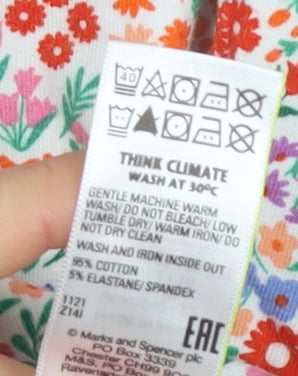 Marks and Spencer Women's Multicoloured Floral Top, Size 22