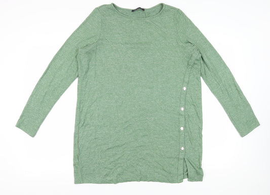 Marks and Spencer Women's Green Tunic Jumper Size 16