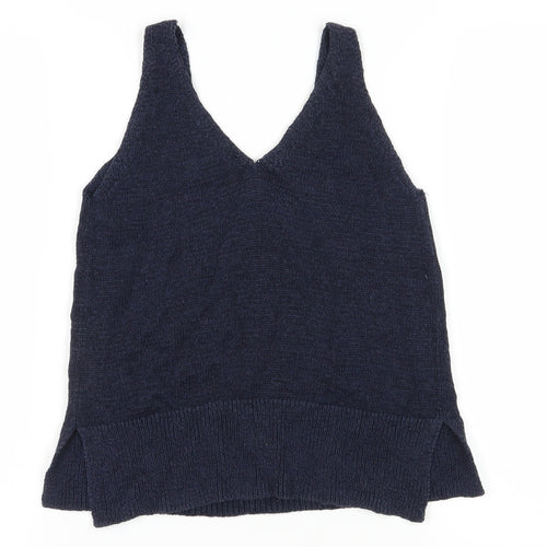 Sportscraft Women's Blue Linen Blend Tank XS