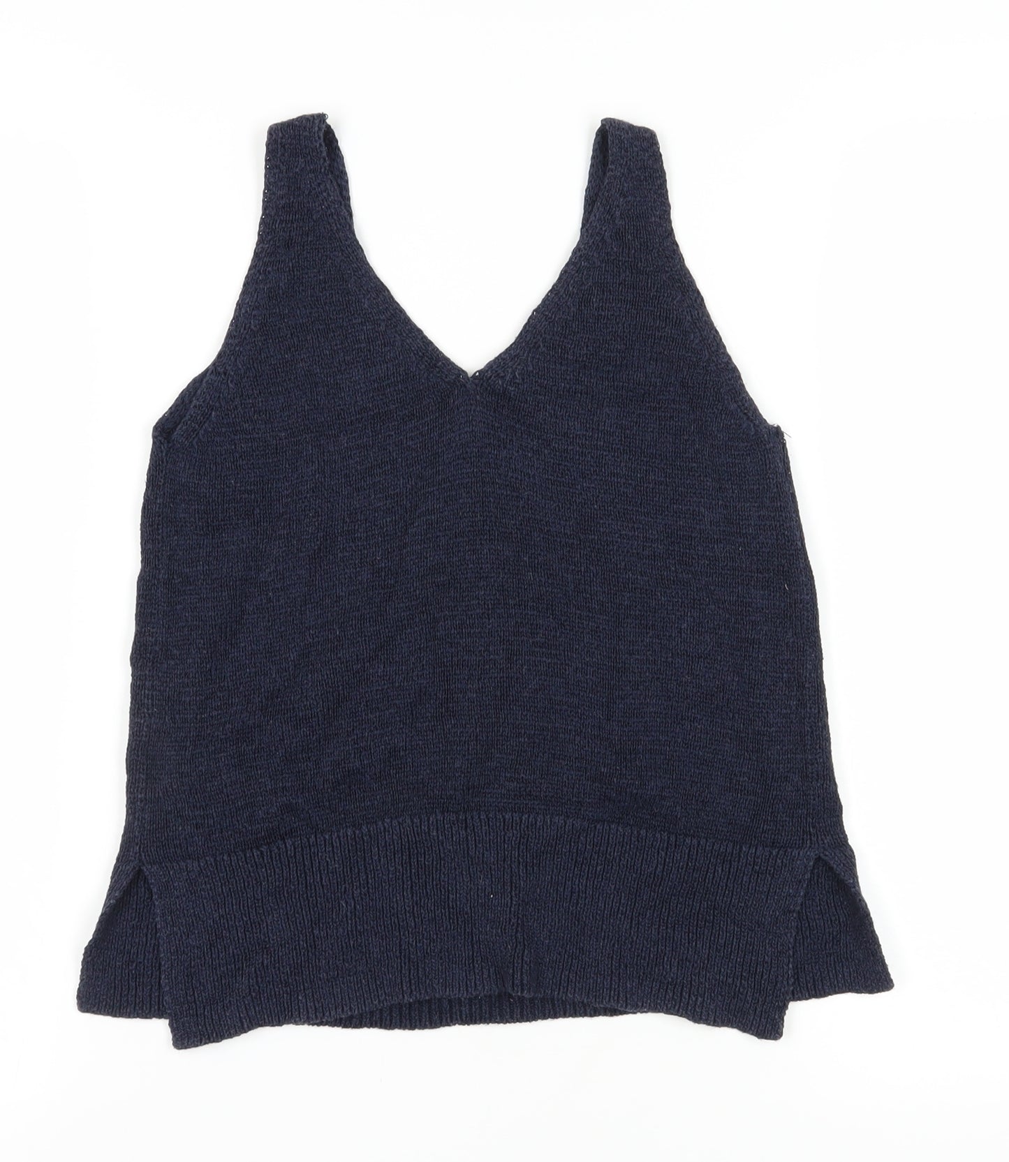 Sportscraft Women's Blue Linen Blend Tank XS