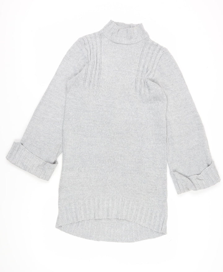 Miss Selfridge Women's Grey Jumper Dress, Size 6