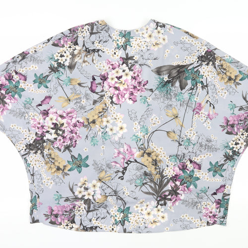 New Look Women's Floral Kimono Blouse Size 10