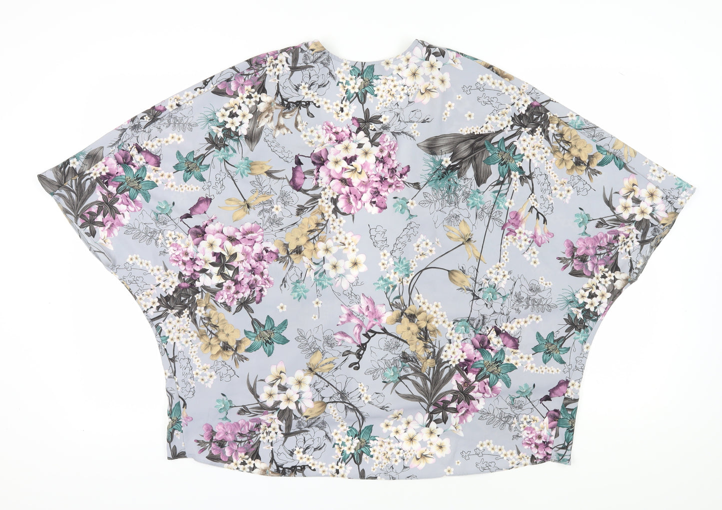 New Look Women's Floral Kimono Blouse Size 10