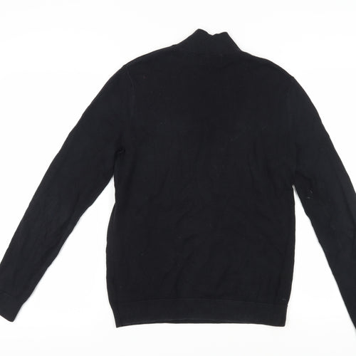 Topman Men's Black XS Full Zip Jumper