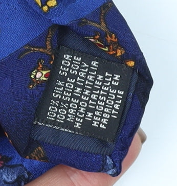 Pooh Men's Blue Silk Cartoon Tie - Winnie the Pooh Disney