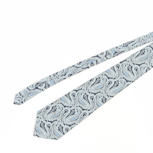 Tootal Men's Blue Paisley Polyester Vintage Tie