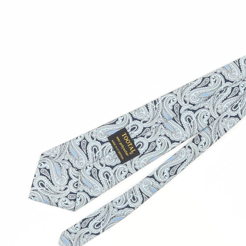 Tootal Men's Blue Paisley Polyester Vintage Tie