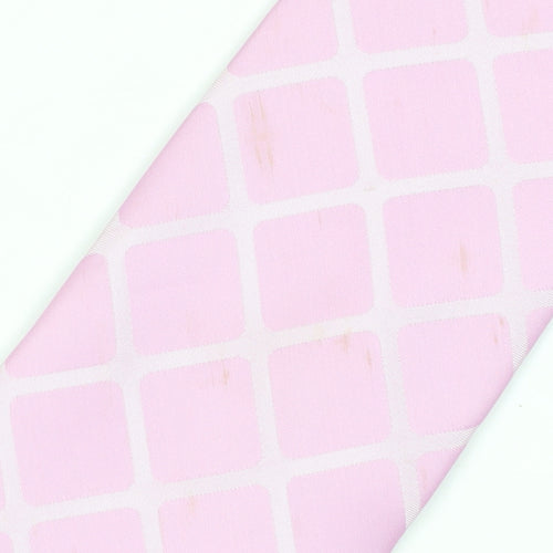 Thomas Nash Men's Pink Geometric Slim Tie - Very Good
