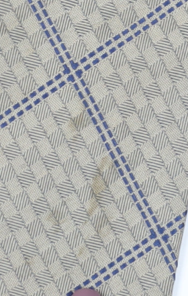 Ciro Citterio Beige Silk Men's Tie, Geometric Pattern