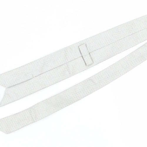 Marks and Spencer Silver Silk Men's Tie, One Size