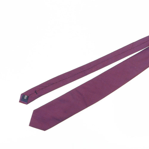 Daniel Hechter Men's Purple Slim Tie, 100% Silk