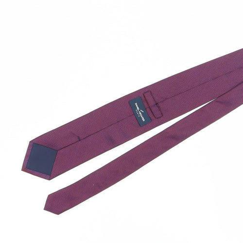 Daniel Hechter Men's Purple Slim Tie, 100% Silk