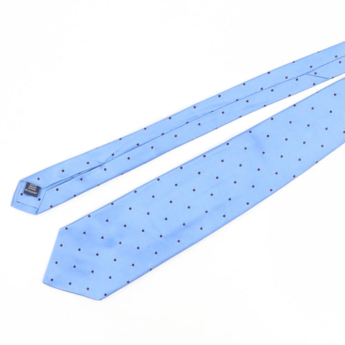 Charles Tyrwhitt Men's Blue Silk Polka Dot Tie