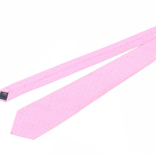 Austin Reed Pink Silk Men's Polka Dot Tie