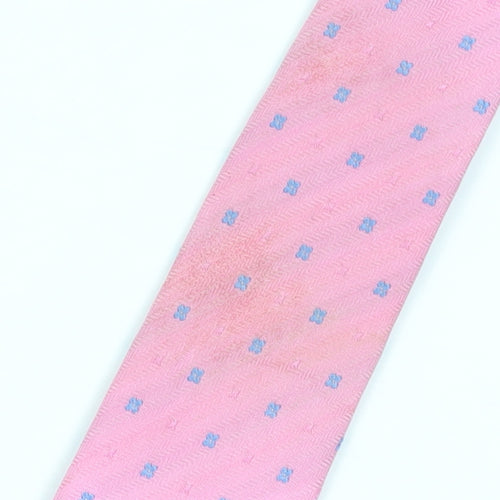 Austin Reed Pink Silk Men's Polka Dot Tie