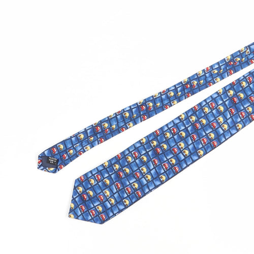 Jacques Esterel Blue Geometric Tie for Men