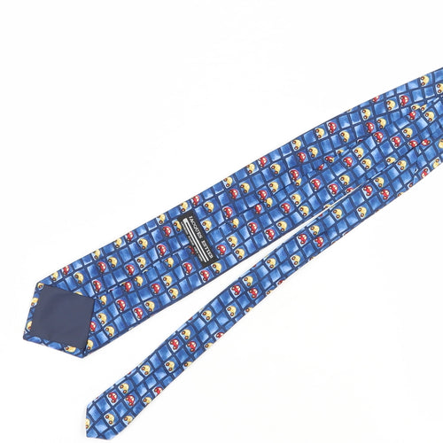 Jacques Esterel Blue Geometric Tie for Men
