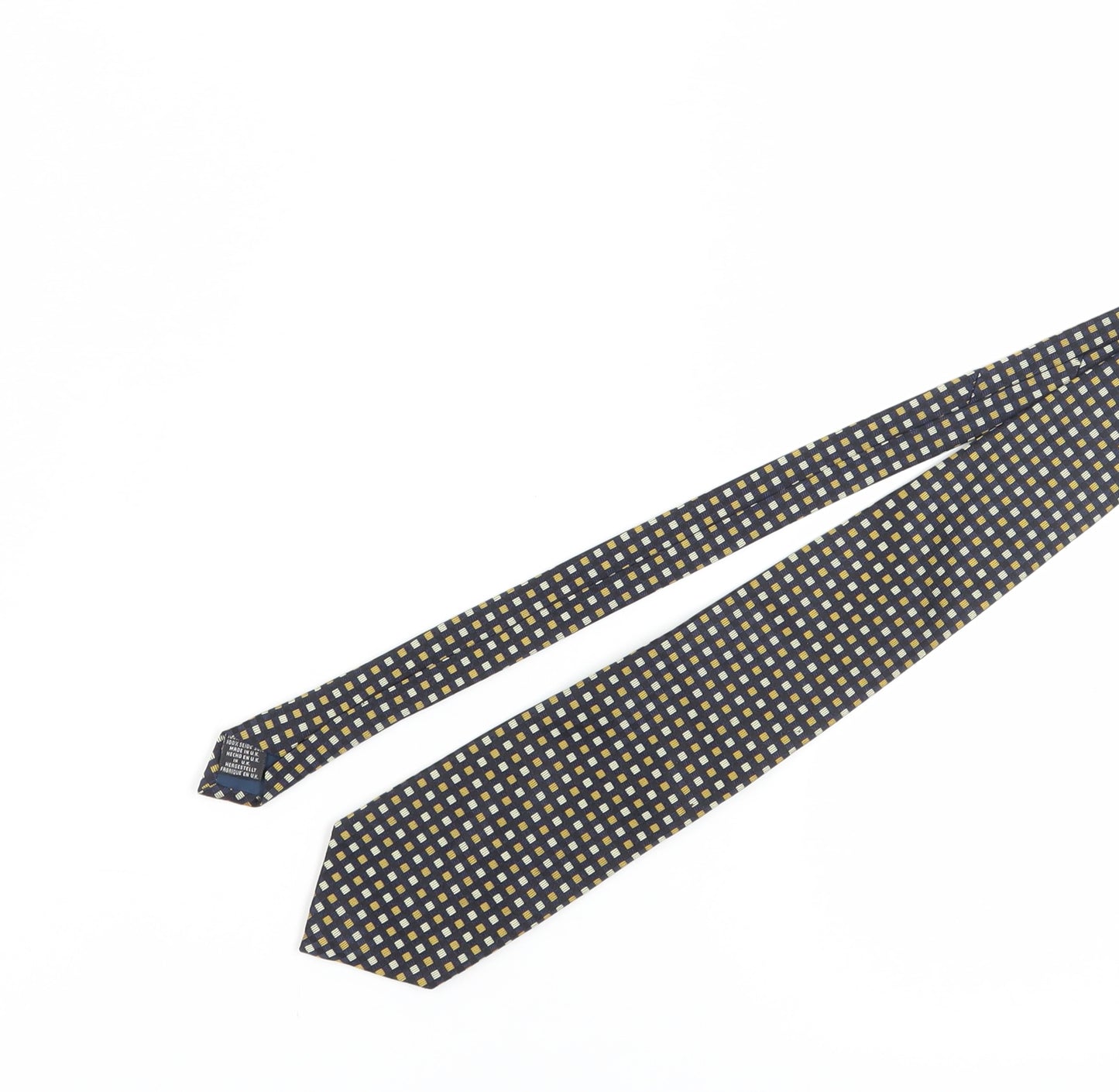 Stratford Men's Multicoloured Geometric Silk Tie