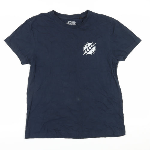 Star Wars Men's Blue Graphic T-Shirt L
