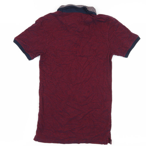 Twisted Soul Men's Red XS Polo Shirt Cotton Collared