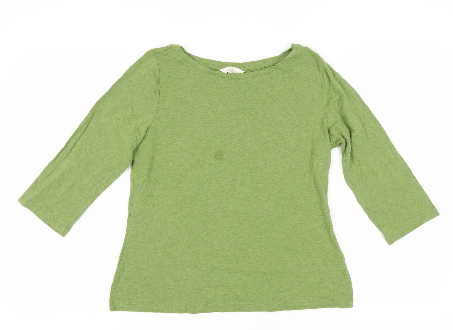 Seasalt Cornwall Women's Green Cotton T-Shirt, Size 12