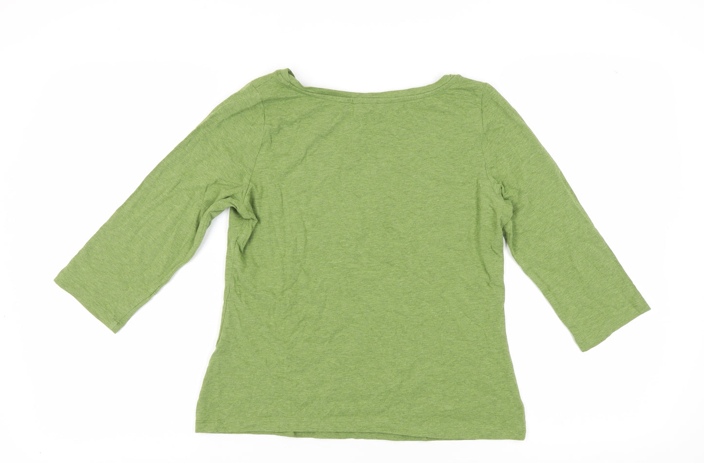 Seasalt Cornwall Women's Green Cotton T-Shirt, Size 12