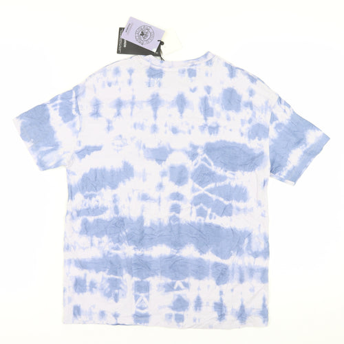 Pull&Bear Women's Blue Guns N' Roses T-Shirt XS