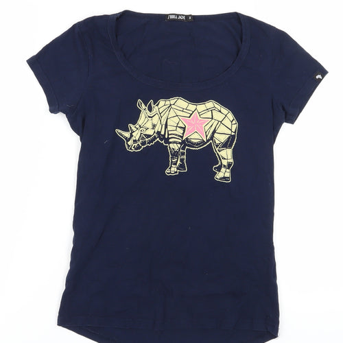Afrika Joe Women's Blue M Basic T-Shirt
