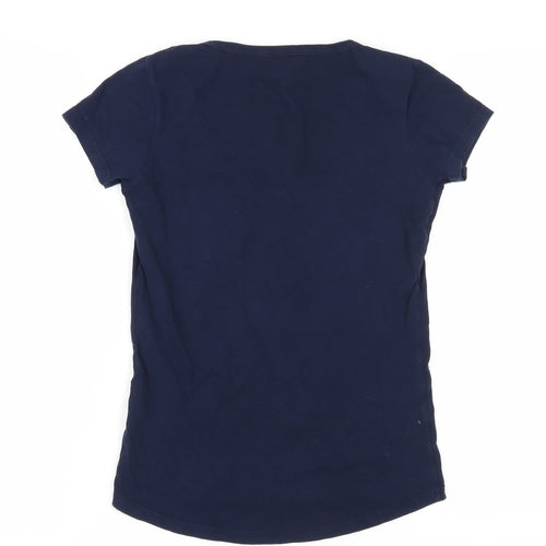 Afrika Joe Women's Blue M Basic T-Shirt