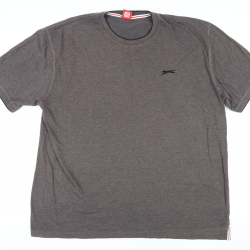 Slazenger Men's Grey 3XL Crew Neck T-Shirt