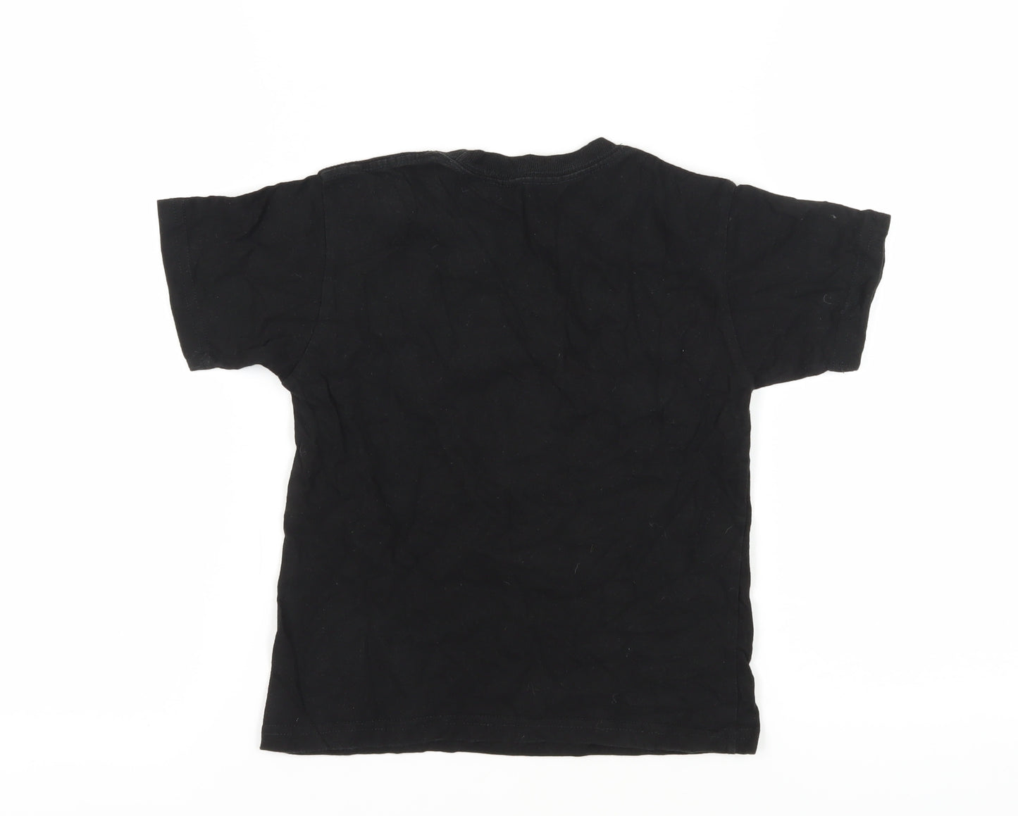 Hard Rock Cafe Boys Black T-Shirt Size S with Logo Accents
