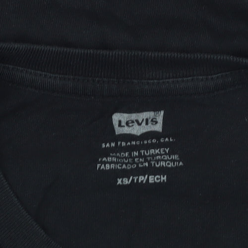 Levi's Women's Black XS Crew Neck T-Shirt