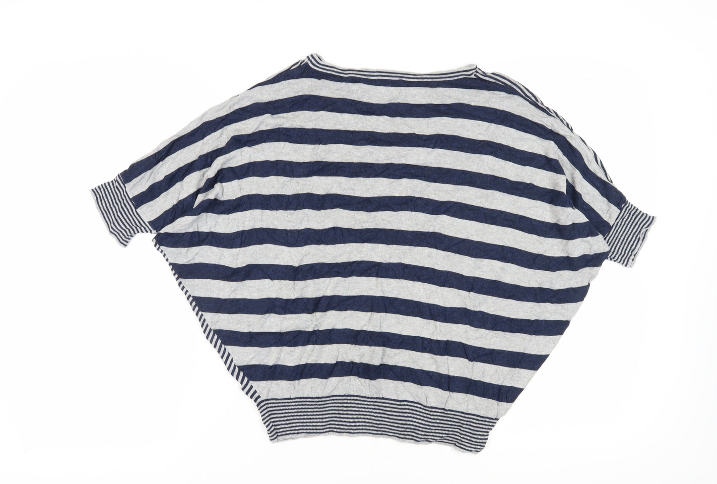 Phase Eight Women's Blue Striped Relaxed T-Shirt, Size L