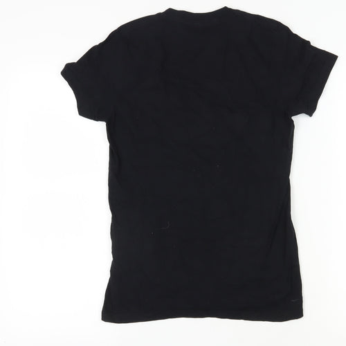 American Apparel Women's Black T-Shirt, Large, Family Theme