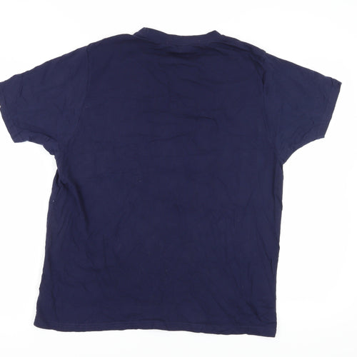 McKenzie Unisex Blue T-Shirt Size 16 Casual Crew Neck