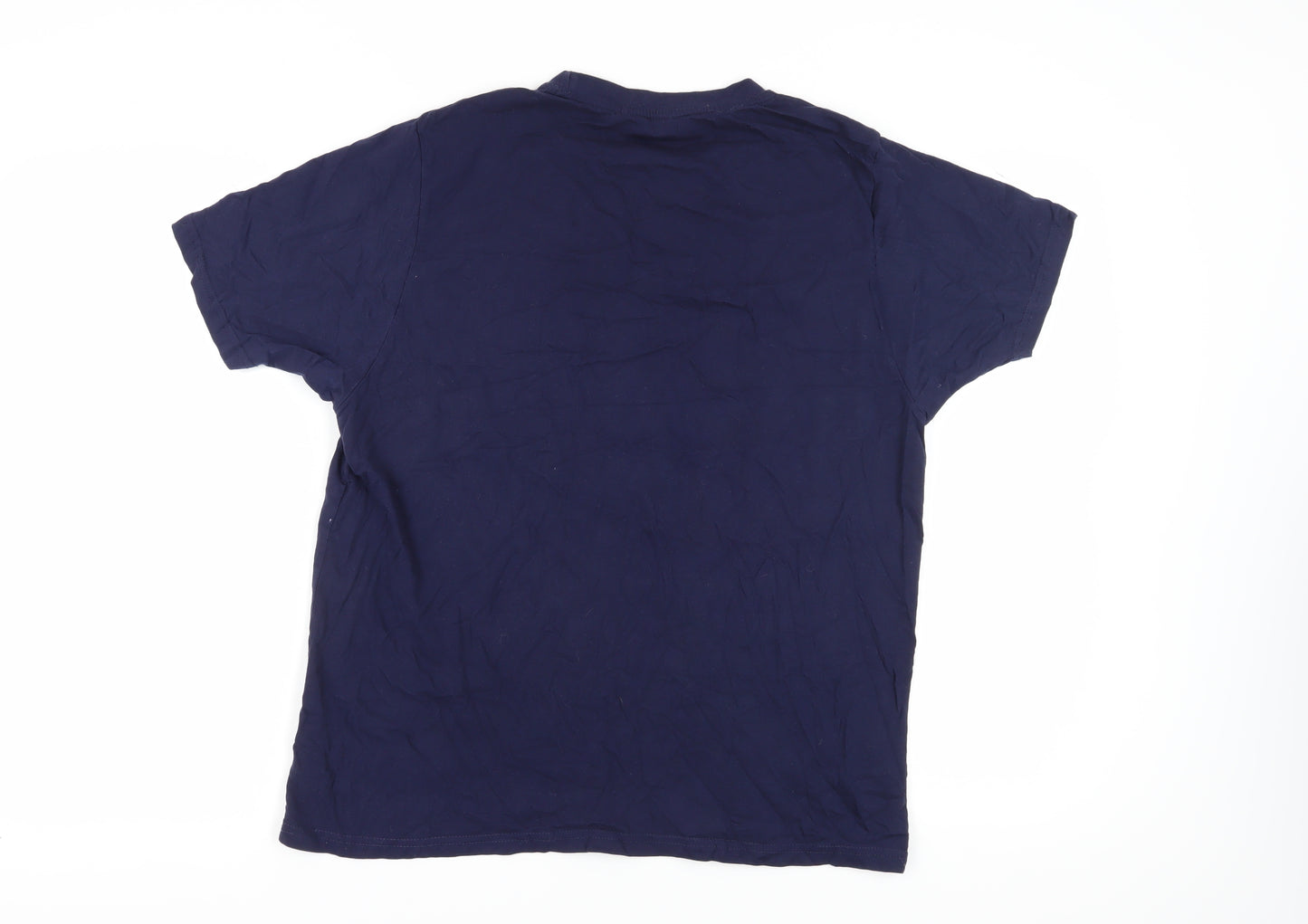 McKenzie Unisex Blue T-Shirt Size 16 Casual Crew Neck