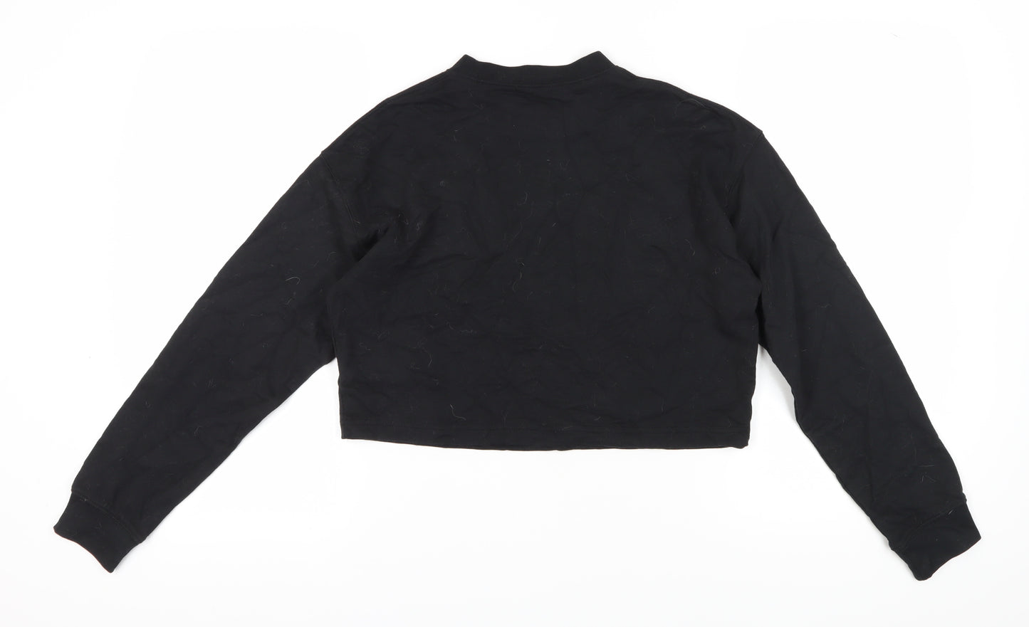 Spotted Women's Black Pullover Sweatshirt M
