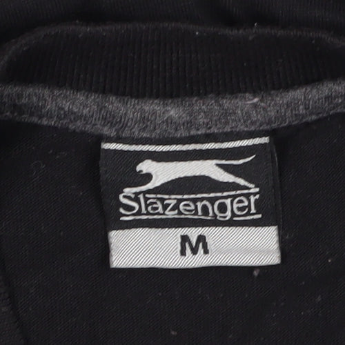 Slazenger Men's Black Medium Short Sleeve T-Shirt