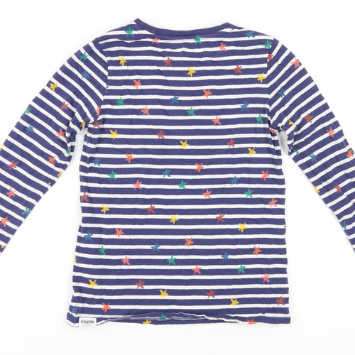 Fatface Girls Multicoloured Long Sleeve Striped T-Shirt 13Y