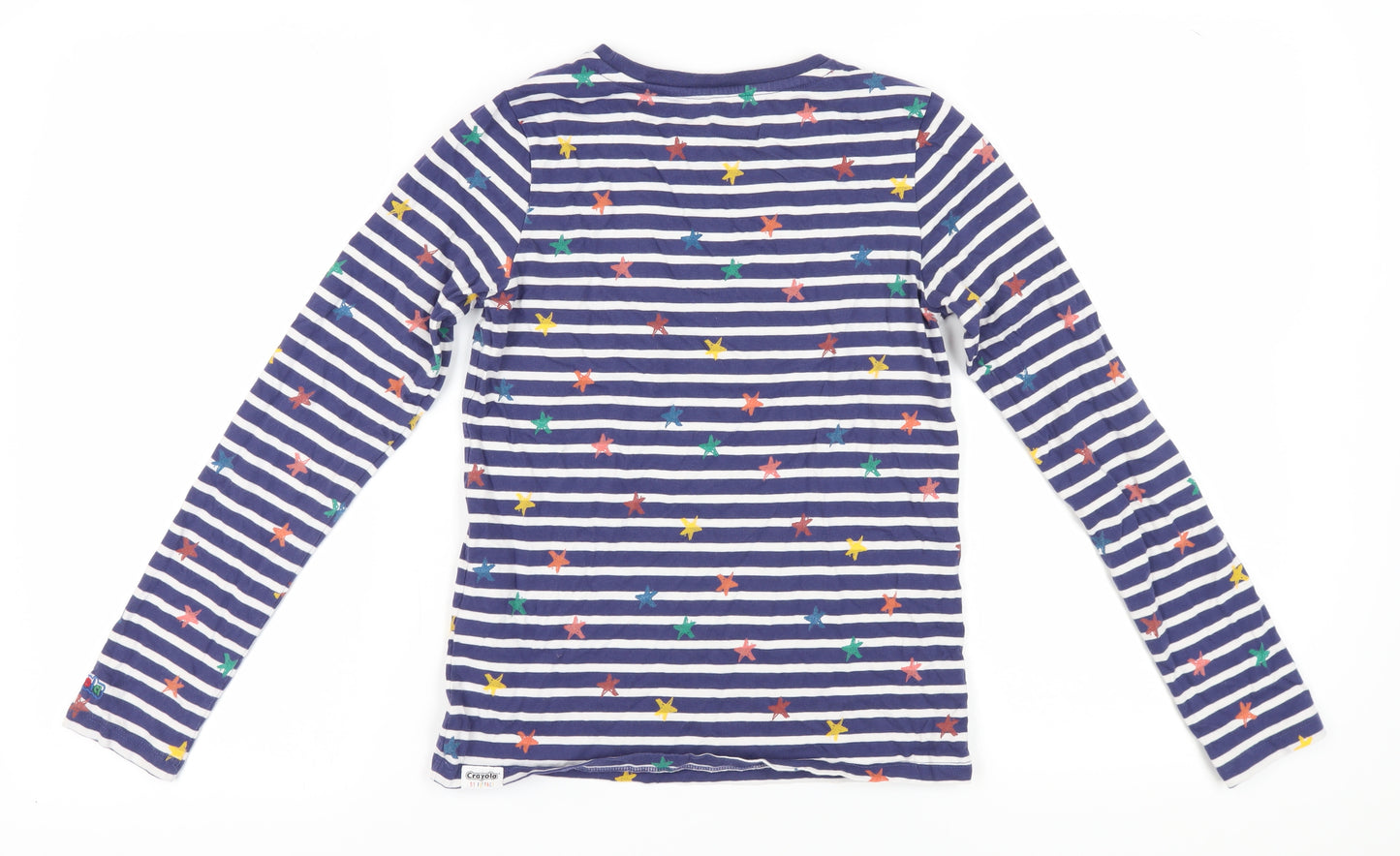 Fatface Girls Multicoloured Long Sleeve Striped T-Shirt 13Y