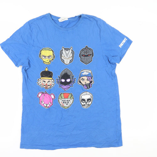 Fortnite Boys Blue Graphic Print T-Shirt 14-15 Years